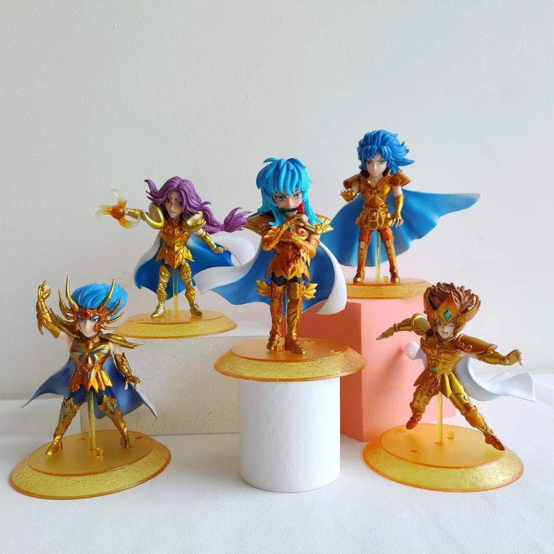 Set bonecos cavaleiros do zodiaco saint seiya miniatura ikki seiya